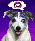 Comic dog art