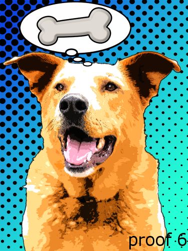 Dog Pop Portrait