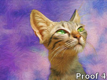 custom cat art from your photos