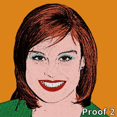 Warhol inspired portraits
