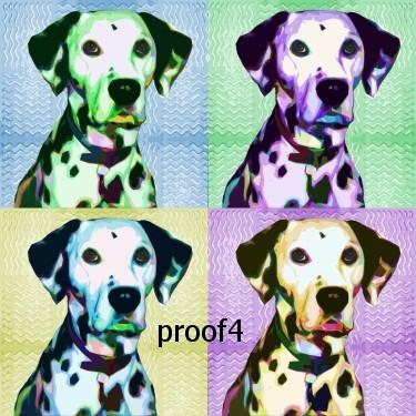 Pop Art Dalmatian Portrait