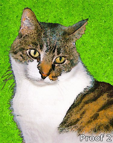 Custom cat portrait