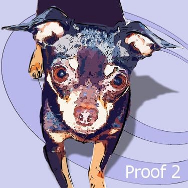 Chihuahua art portrait