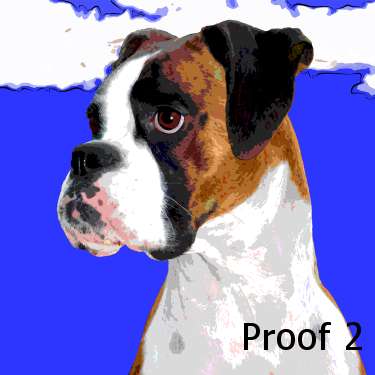 Boxer pop art