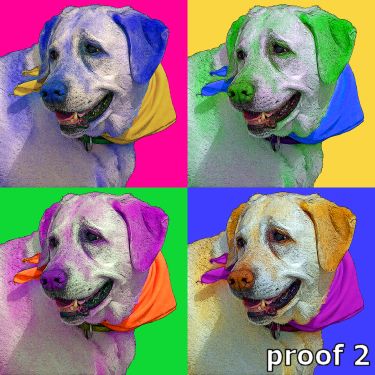 Yellow Lab art