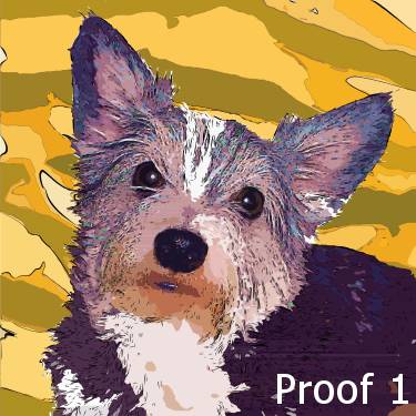 Carin Terrier custom pet portrait