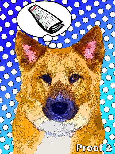unique dog art