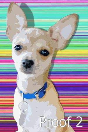 custom pet portrait chihuahua