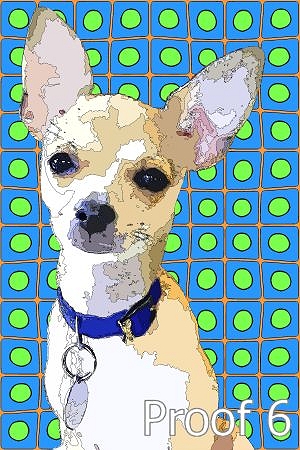 dog portrait chihuahua art
