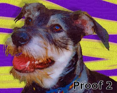 Terrier Art Portrait