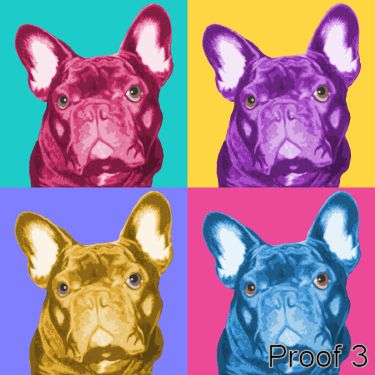 fench bulldog breed specific art 