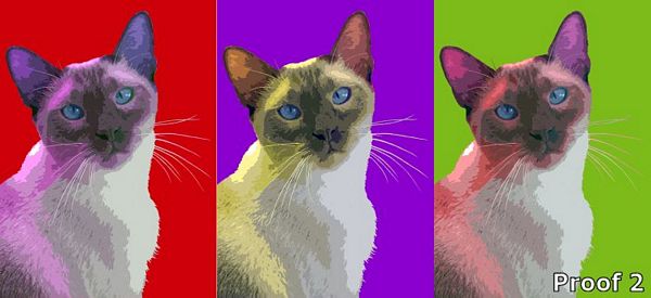 Custom Cat pop art