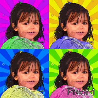 Kid Pop Art Portrait