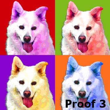 Samoyed breed specific art 
